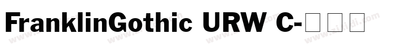FranklinGothic URW C字体转换
